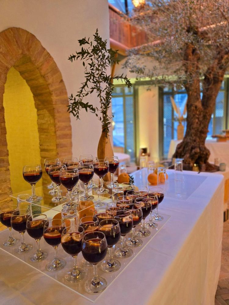 Verres de vin rouge